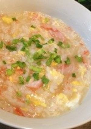 即できる〜中華風‼カニカマでカニ雑炊風♡-レシピのメイン写真