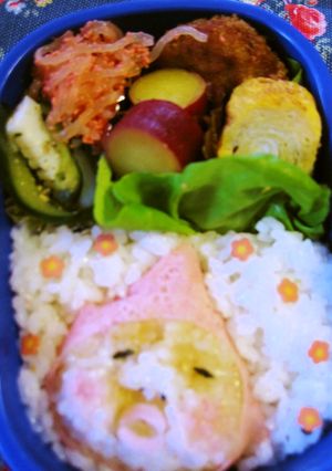こびとづかん　カクレモモジリ弁当-レシピのメイン写真