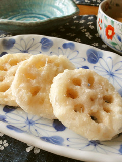 A picture of シャキシャキ☆蓮根の天ぷら.