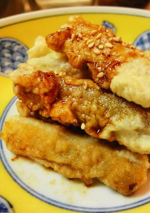 お弁当に＊牛蒡の天ぷらの甘辛揚げ-レシピのメイン写真