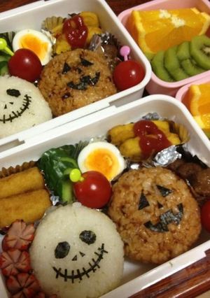 キャラ弁★ハロウィン-レシピのメイン写真