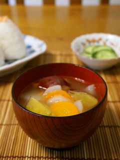 残り野菜で*大根とさつま芋のお汁-レシピのメイン写真