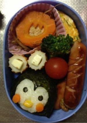 キャラ弁おにぎり17…ペンギン2-レシピのメイン写真