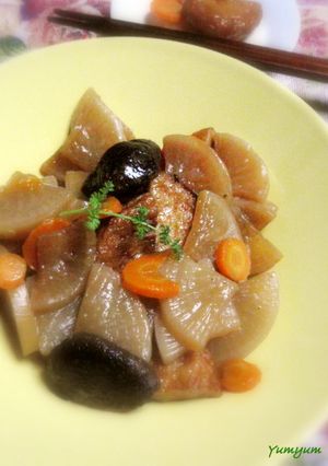 母の味♪大根と薩摩揚げ、干椎茸の煮物-レシピのメイン写真