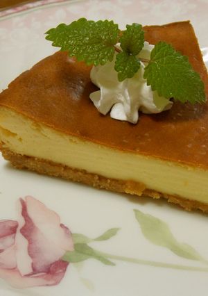 塩ちんすこうのベイクドチーズケーキ?-レシピのメイン写真