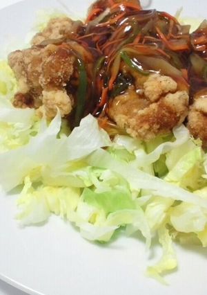 甘酢あんかけ～唐揚げ-レシピのメイン写真