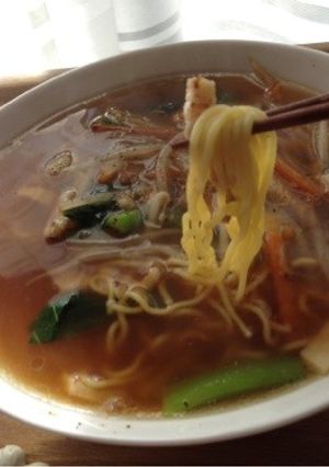 インスタントラーメンで野菜サンマーメン-レシピのメイン写真