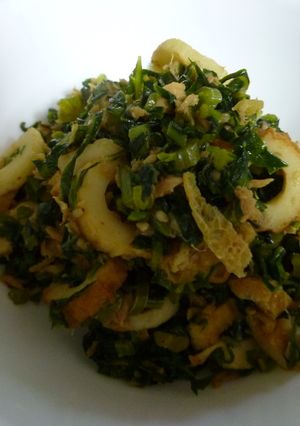 大根の葉（カブの葉）の炒め物-レシピのメイン写真