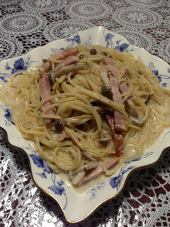 超簡単☆フライパン１つでクリームパスタ♡-レシピのメイン写真