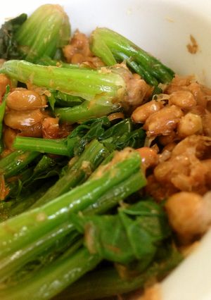 ほうれん草+納豆+おかかのあえもの-レシピのメイン写真