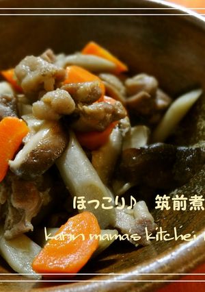 冬の定番!！　ほっこり♪がめ煮（筑前煮）-レシピのメイン写真