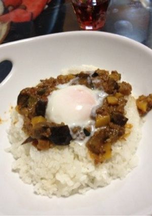 具がごろごろ★なすと南瓜のドライカレー-レシピのメイン写真