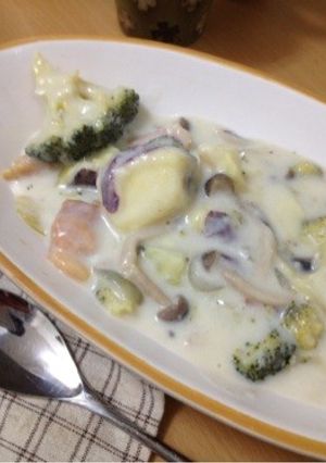 サツマイモとベーコンのクリームシチュー-レシピのメイン写真