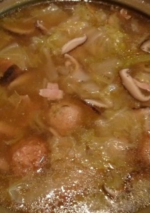 我が家の白菜たっぷり☆肉団子スープ-レシピのメイン写真
