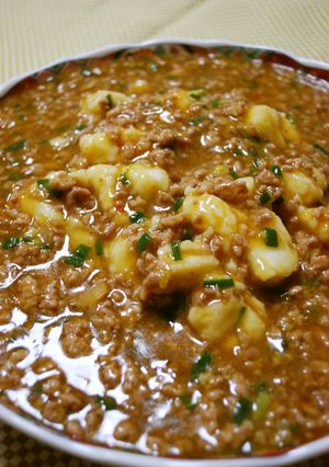マッシュポテトの麻婆餡かけ-レシピのメイン写真