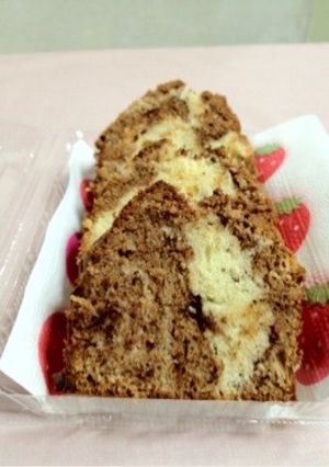 簡単！マーブルチョコパウンドケーキ♪-レシピのメイン写真