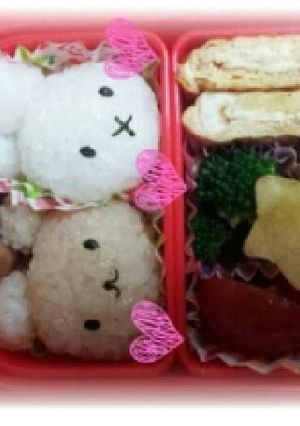 簡単 ミッフィー&ボリスキャラ弁-レシピのメイン写真