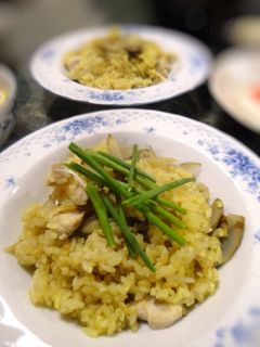 鶏肉と牛蒡のカレー炊き込みご飯-レシピのメイン写真