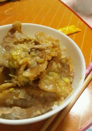 一人暮らし女子のねぎ塩豚丼♥♡-レシピのメイン写真