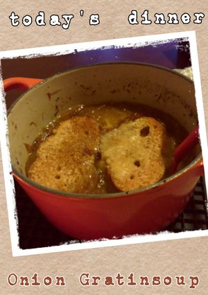 あつあつ♡オニオングラタンスープ-レシピのメイン写真