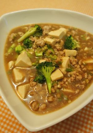 白麻婆豆腐☆ブロッコリー入り-レシピのメイン写真