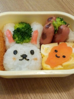 ウサギさん弁当(キャラ弁)-レシピのメイン写真