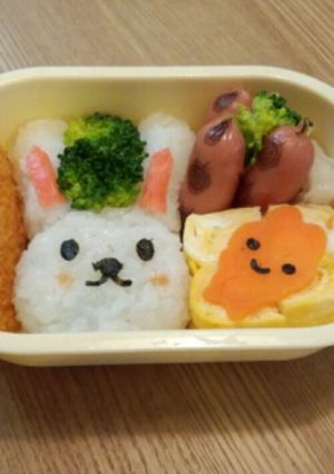 ウサギさん弁当（キャラ弁）-レシピのメイン写真