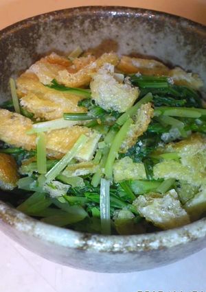 水菜のお浸し…?-レシピのメイン写真
