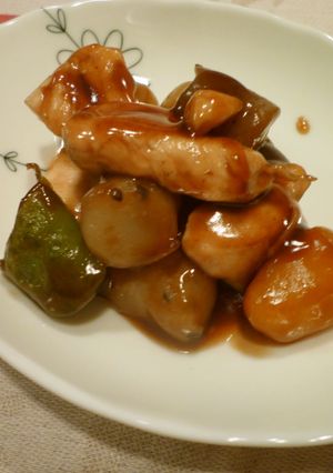 美味しく低カロリー♪鶏と蒟蒻の照り焼き☆-レシピのメイン写真
