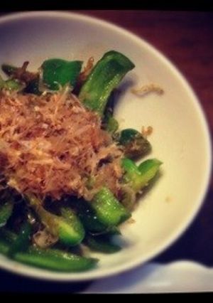 ピーマンとじゃこのごま油炒め-レシピのメイン写真