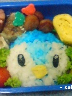 キャラ弁♪ポケモン★ポッチャマ♥弁当-レシピのメイン写真