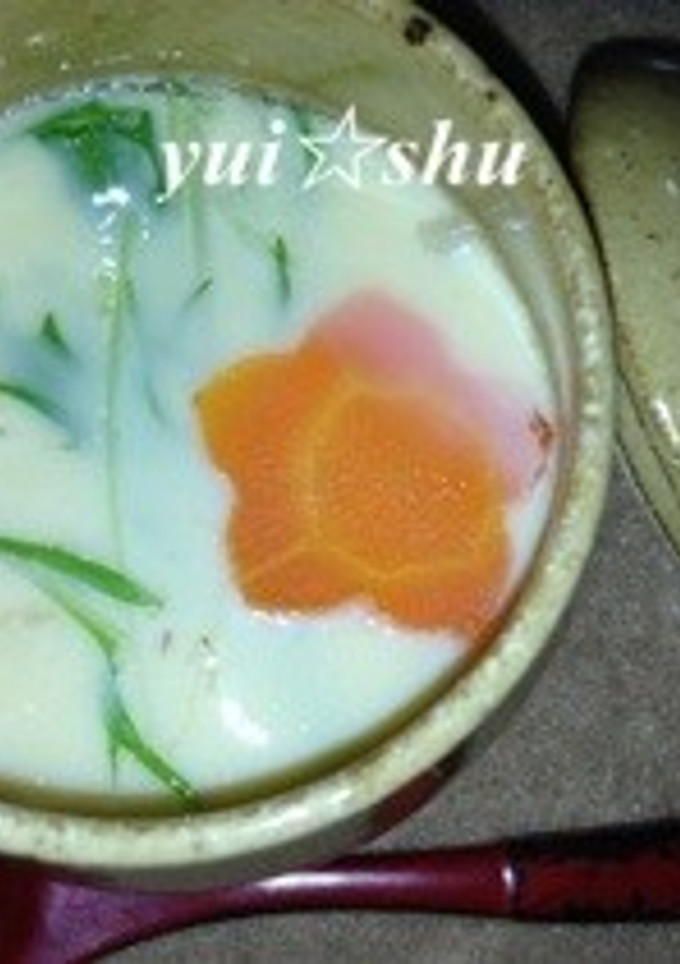 簡単☆うどん入り茶碗蒸し(小田巻蒸)-レシピのメイン写真