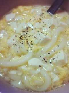 卵と豆腐のトロトロうどん♪*°-レシピのメイン写真