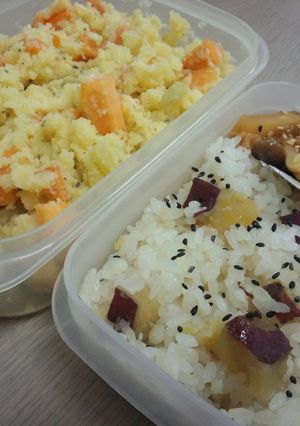 さつまいもと柿☆秋の味覚大満喫-レシピのメイン写真