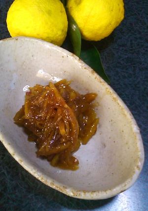 ゆずの土佐煮-レシピのメイン写真