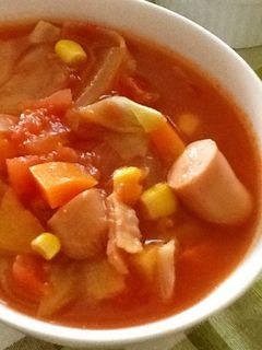 たっぷりお野菜、トマトのスープ♪-レシピのメイン写真