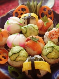 ❀パーティーやおもてなしに✿手まり寿司*-レシピのメイン写真