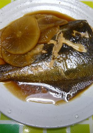 大根が美味しいカレイの煮つけ-レシピのメイン写真