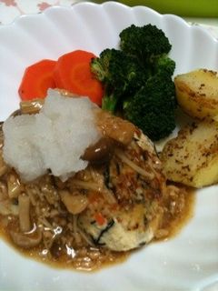*野菜入り♪♪豆腐つくねバーグ*-レシピのメイン写真
