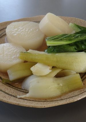 [簡単]大根とチンゲン菜のペッパー煮-レシピのメイン写真