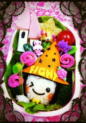 ハムとソーセージでお城♡キャラ弁おかず-レシピのメイン写真