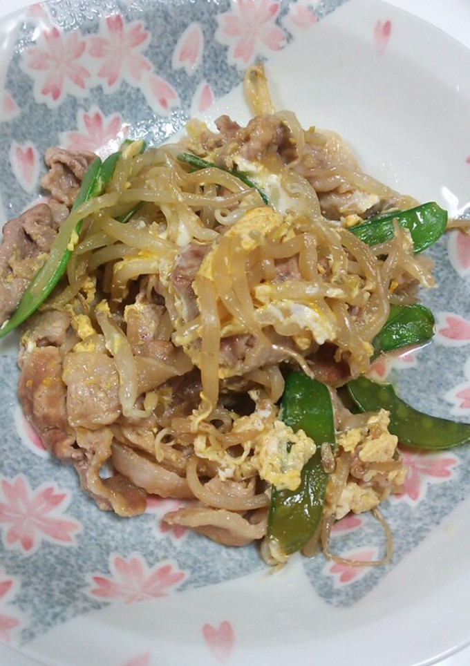 クセになる味♪絹さやの野菜炒め-レシピのメイン写真