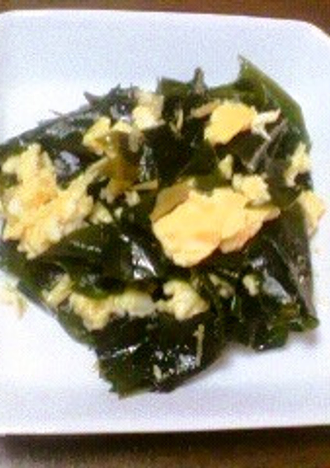 卵とわかめの炒め物-レシピのメイン写真