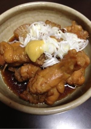 手羽元と大根の甘辛煮-レシピのメイン写真