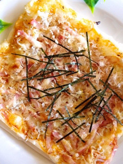 もっちりモチ~っと お餅の和風ピザ-レシピのメイン写真