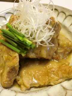 トロ~リ♪柔らか豚ナンコツの味噌煮-レシピのメイン写真