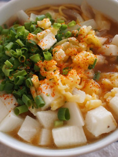 とろ~りチーズとコロコロ山芋のごちそう麺-レシピのメイン写真