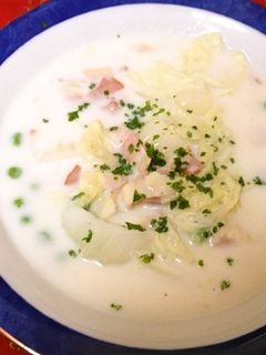 白菜とベーコンのミルクスープ-レシピのメイン写真