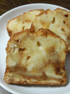 甘煮りんごとカラメルのパウンドケーキ♬-レシピのメイン写真