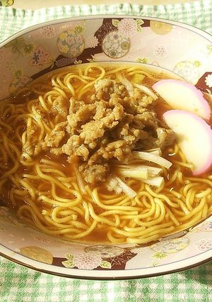 手軽であっさり！アジつみれ醤油ラーメン-レシピのメイン写真